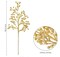 Artificial Glitter Berry Stems, 10 Pack Glitter Berries for Christmas Glitter Sticks, 18.9 in. Spray Picks for Christmas Tree Wreath Holiday Home Xmas DIY Crafts Decor (Gold)